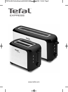 사용 설명서 테팔 TT356171 Express 토스터