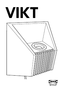 Priročnik IKEA VIKT Svetilka