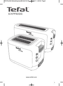 사용 설명서 테팔 TT360131 Express 토스터