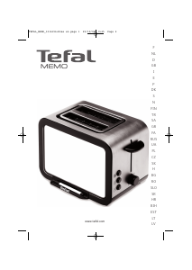 Hướng dẫn sử dụng Tefal TT400430 Memo Máy nướng bánh mì