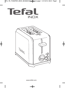 説明書 テファル TT541070 Inox トースター