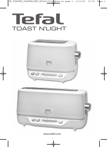 Hướng dẫn sử dụng Tefal TT571030 Toast n Light Máy nướng bánh mì