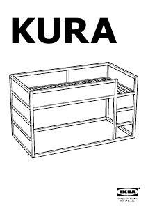 Priručnik IKEA KURA Povišeni krevet