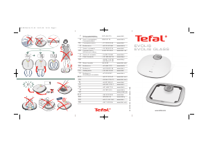 Kullanım kılavuzu Tefal PP4001A9 Evolis Banyo tartısı