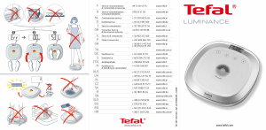 Руководство Tefal PP8043B9 Luminance Весы