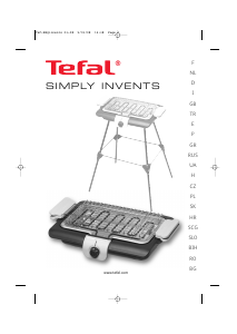 Kullanım kılavuzu Tefal BG2110G29 Simply Invents Mangal