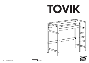 Bruksanvisning IKEA TOVIK Loftsäng