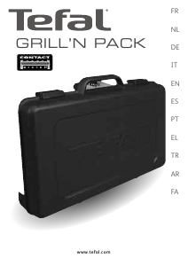 Manual de uso Tefal BG701812 Grilln Pack Barbacoa