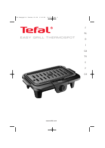 Manuale Tefal CB220012 Easy Grill Thermospot Barbecue