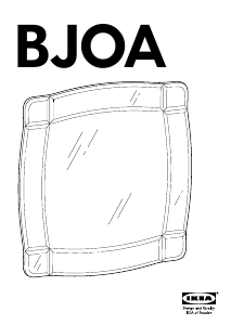Handleiding IKEA BJOA Spiegel