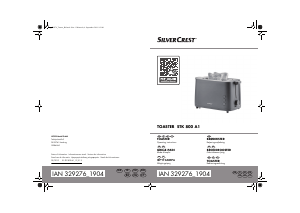 Manual SilverCrest IAN 329276 Toaster