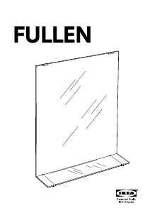 Priročnik IKEA FULLEN Ogledalo