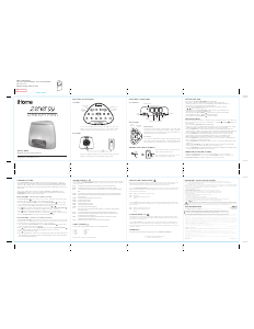 Handleiding iHome iZBT7 Zenergy Dream Mini Wekker