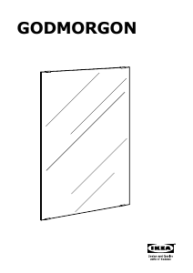 Manual IKEA GODMORGON Oglindă