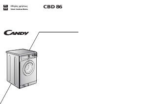 Handleiding Candy CBD 86 SY Wasmachine