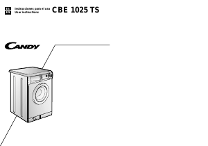 Handleiding Candy CBE 1025 TS 5 Wasmachine