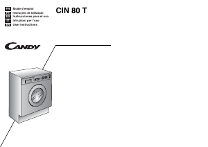 Manual Candy CIN 80 T Washing Machine