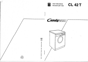 Handleiding Candy CL 42 T Wasmachine