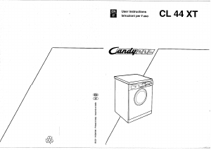 Handleiding Candy CL 44 XT Wasmachine