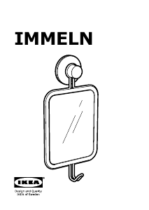 Manual IKEA IMMELN Espelho