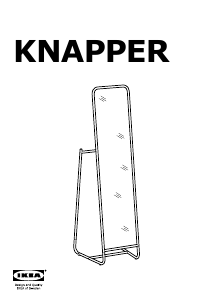 사용 설명서 이케아 KNAPPER 거울