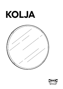Bruksanvisning IKEA KOLJA (round) Speil