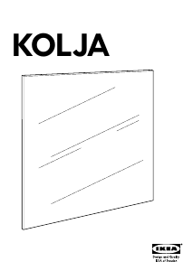 Manuál IKEA KOLJA Zrcadlo