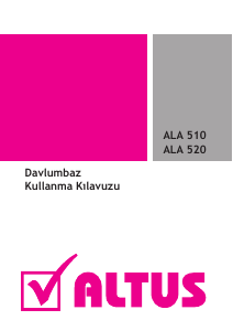 Kullanım kılavuzu Altus ALA 510 Davlumbaz