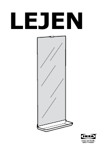 Bruksanvisning IKEA LEJEN Speil