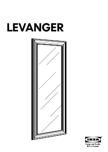 説明書 イケア LEVANGER (50x140) 鏡