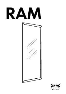 Manual IKEA RAM Oglindă