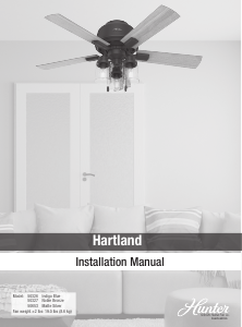 Handleiding Hunter 50326 Hartland Plafondventilator