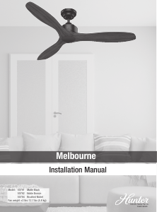 Manual Hunter 50794 Melbourne Ceiling Fan