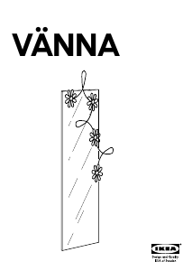 Kullanım kılavuzu IKEA VANNA (flowershaped) Ayna