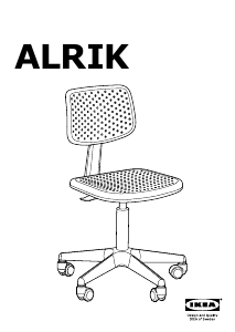 Bruksanvisning IKEA ALRIK Arbetsstol