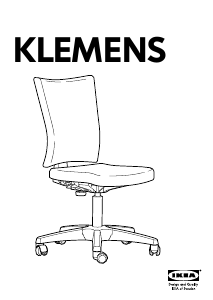 Manuale IKEA KLEMENS Sedia da ufficio