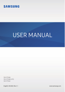 Manual Samsung SM-F916B Galaxy Z Fold Mobile Phone