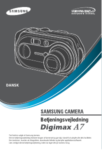 Brugsanvisning Samsung Digimax A7 Digitalkamera