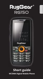 Руководство RugGear RG150 Мобильный телефон