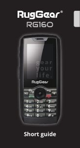 كتيب RugGear RG160 هاتف محمول
