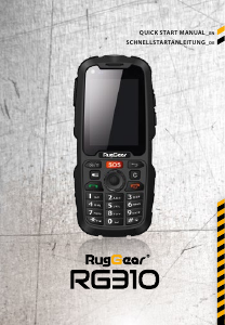 Manual RugGear RG310 Mobile Phone