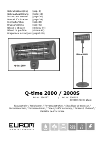 Handleiding Eurom Q-time 2000S Terrasverwarmer