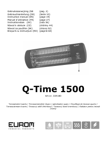 Manual Eurom Q-time 1500 Incalzitor terasa