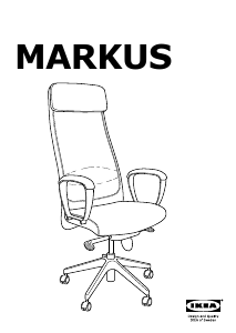 Bruksanvisning IKEA MARKUS Arbetsstol