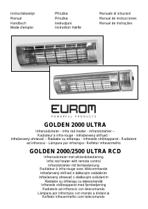 Brugsanvisning Eurom Golden 2500 Ultra RCD Terrassevarmer