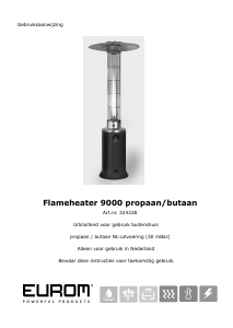 Handleiding Eurom Flameheater 9000 Terrasverwarmer