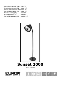 Manual Eurom Sunset 2000 Incalzitor terasa