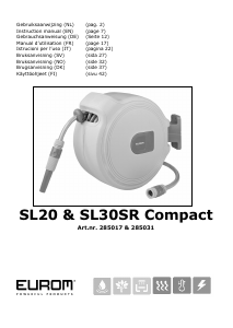 Bruksanvisning Eurom SL20 Compact Hageslangetrommel