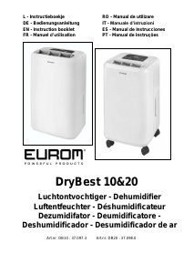 Handleiding Eurom DryBest 20 Luchtontvochtiger