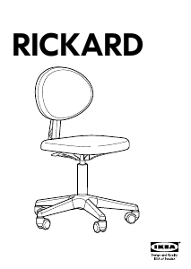 Priručnik IKEA RICKARD Uredska stolica